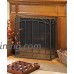 Fire Screen For Fireplace  Antique Rustic Iron Classic Fireplace Screens Black - B074Y9D13Y